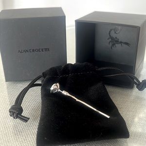 Alan Crocetti Single Rose Earring